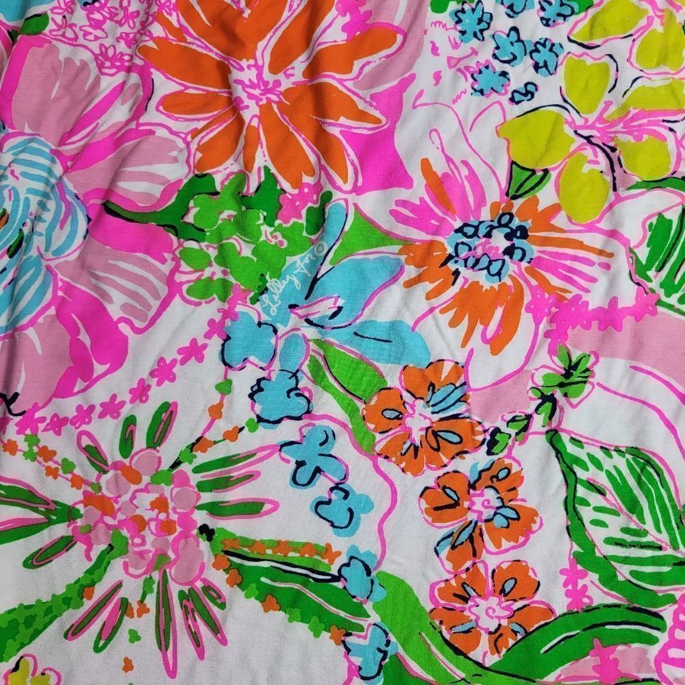 LILLY PULITZER for Target Strapless Jersey Maxi Dress in Nosey Posey Print - Picture 5 of 7